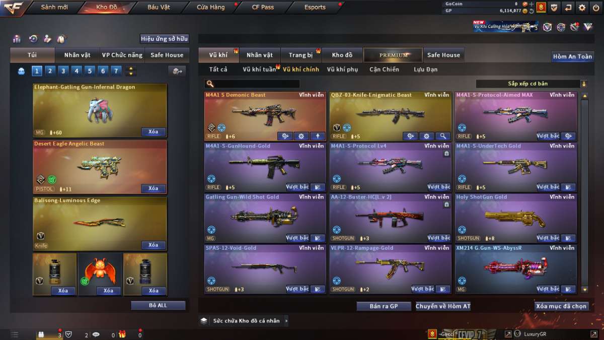 shop acc cf uy tin gia re