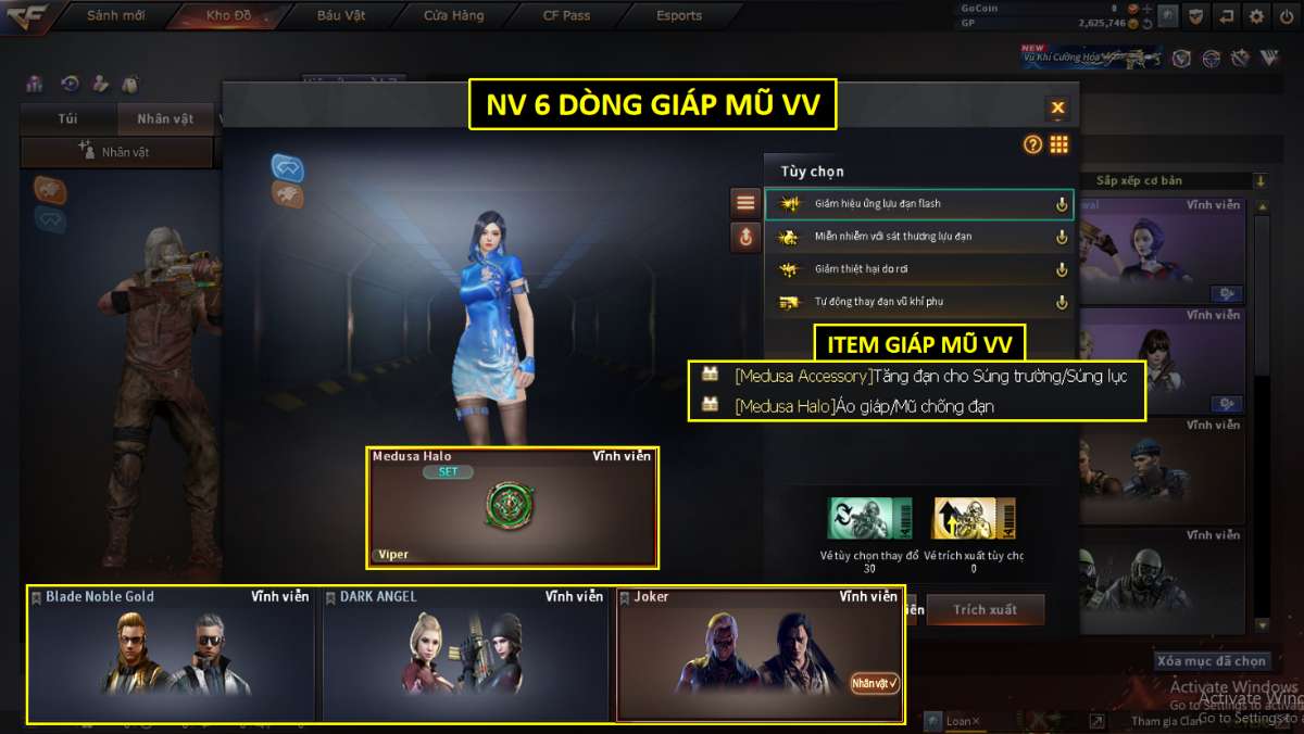 shop acc cf uy tin gia re