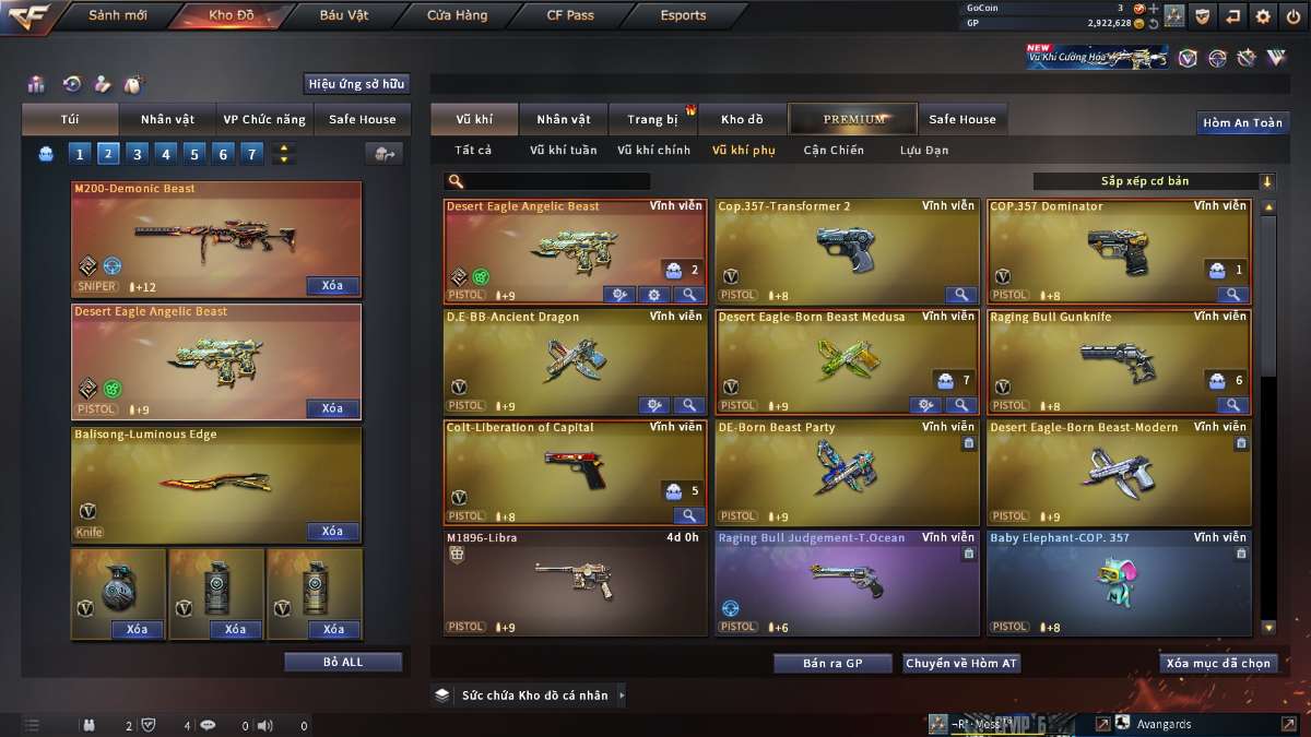 shop acc cf uy tin gia re