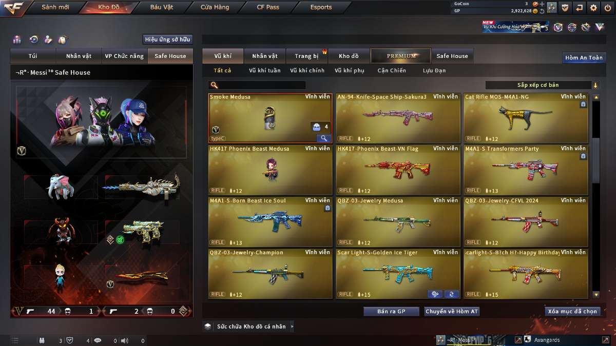 shop acc cf uy tin gia re