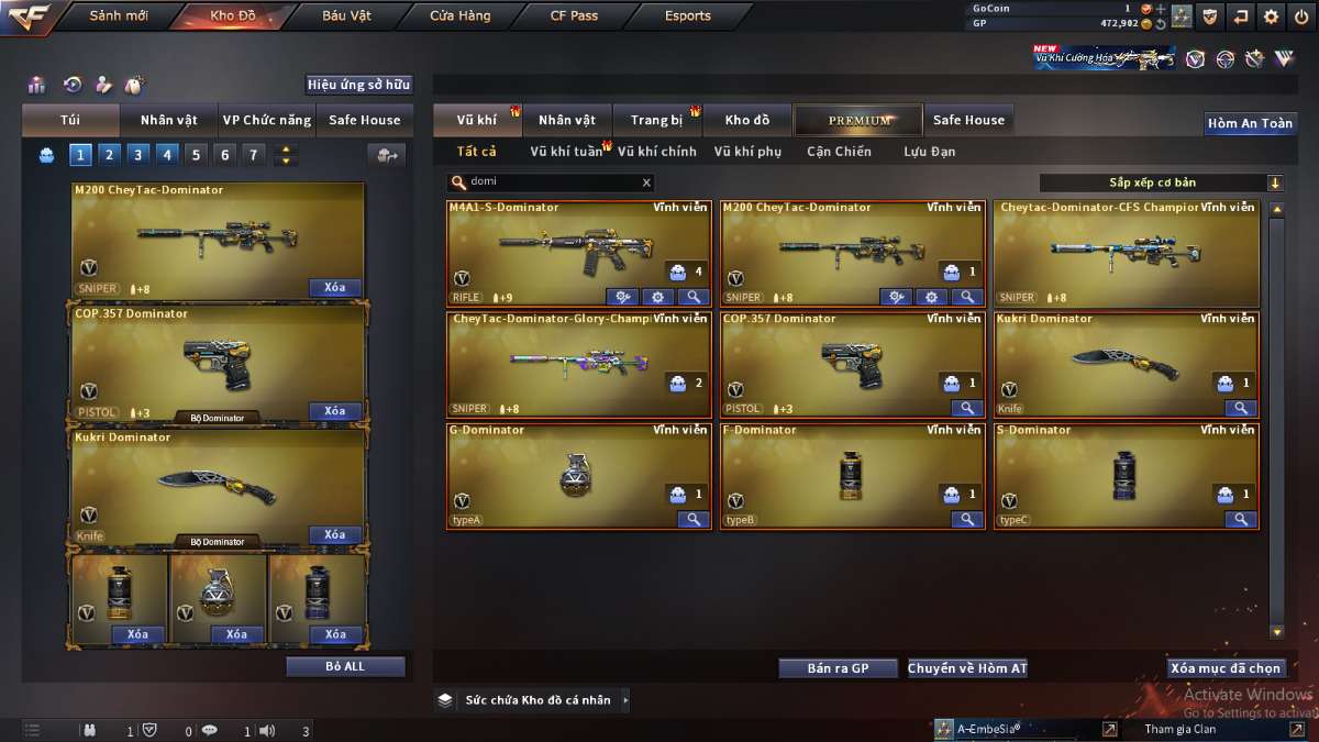 shop acc cf uy tin gia re