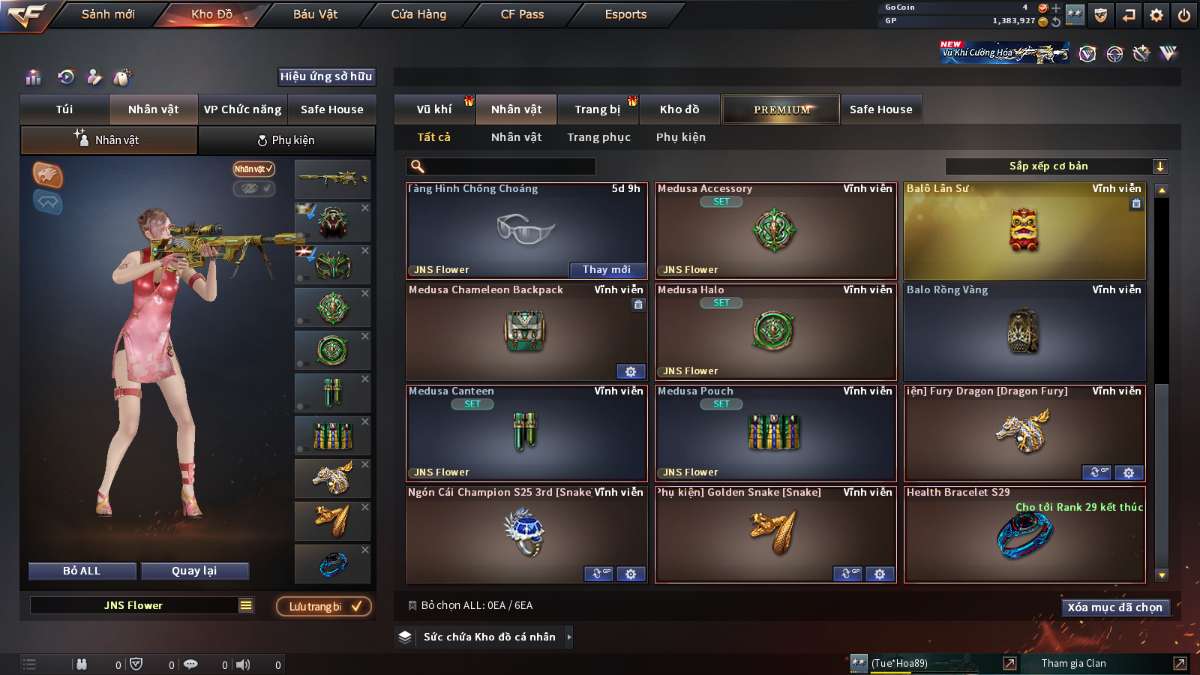 shop acc cf uy tin gia re