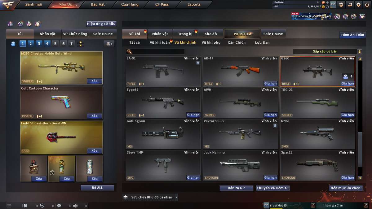 shop acc cf uy tin gia re