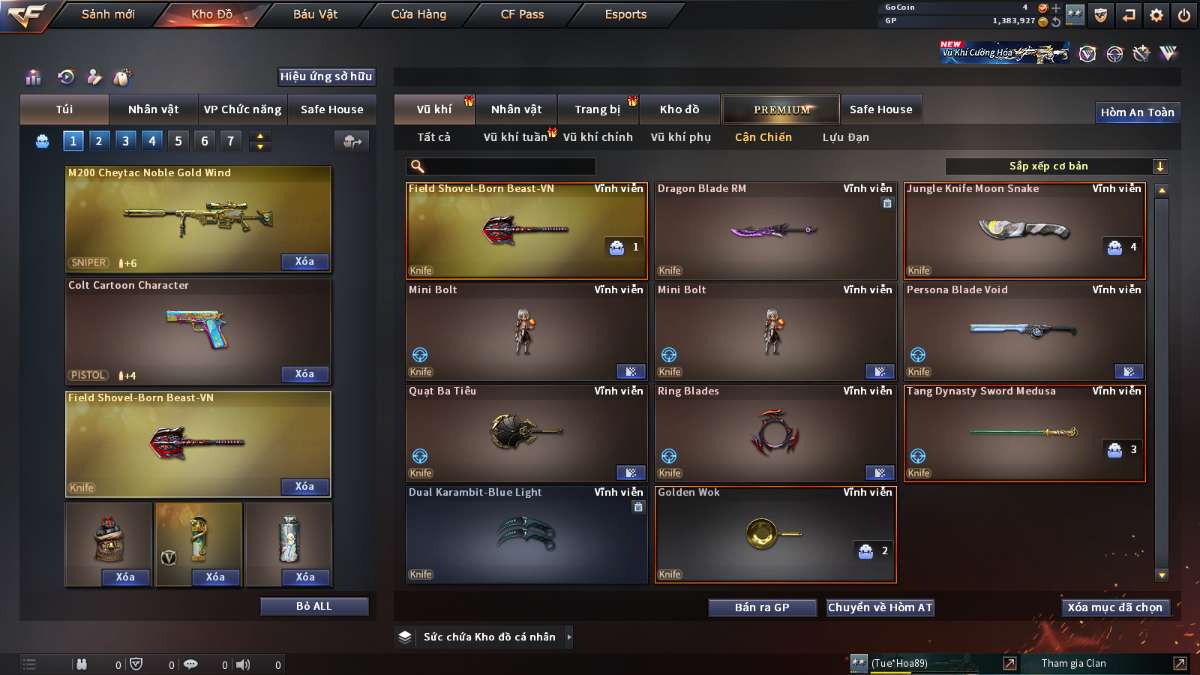 shop acc cf uy tin gia re