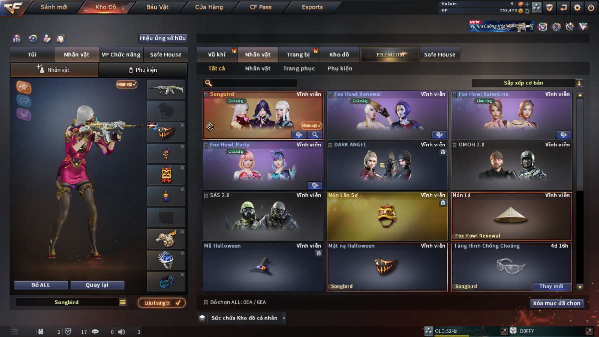 shop acc cf uy tin gia re