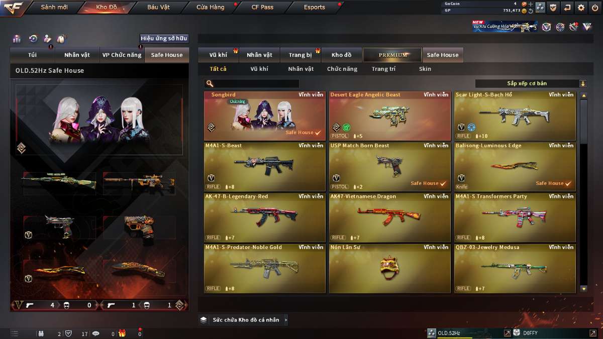 shop acc cf uy tin gia re