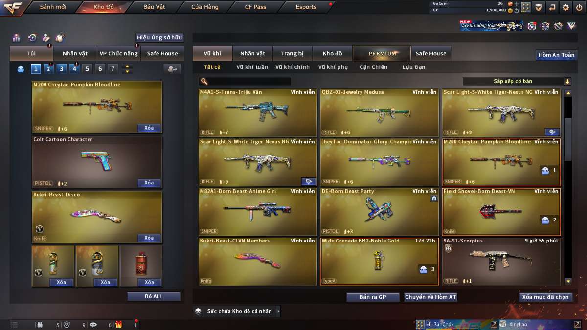 shop acc cf uy tin gia re