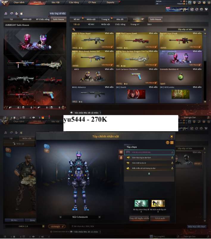 shop acc cf uy tin gia re