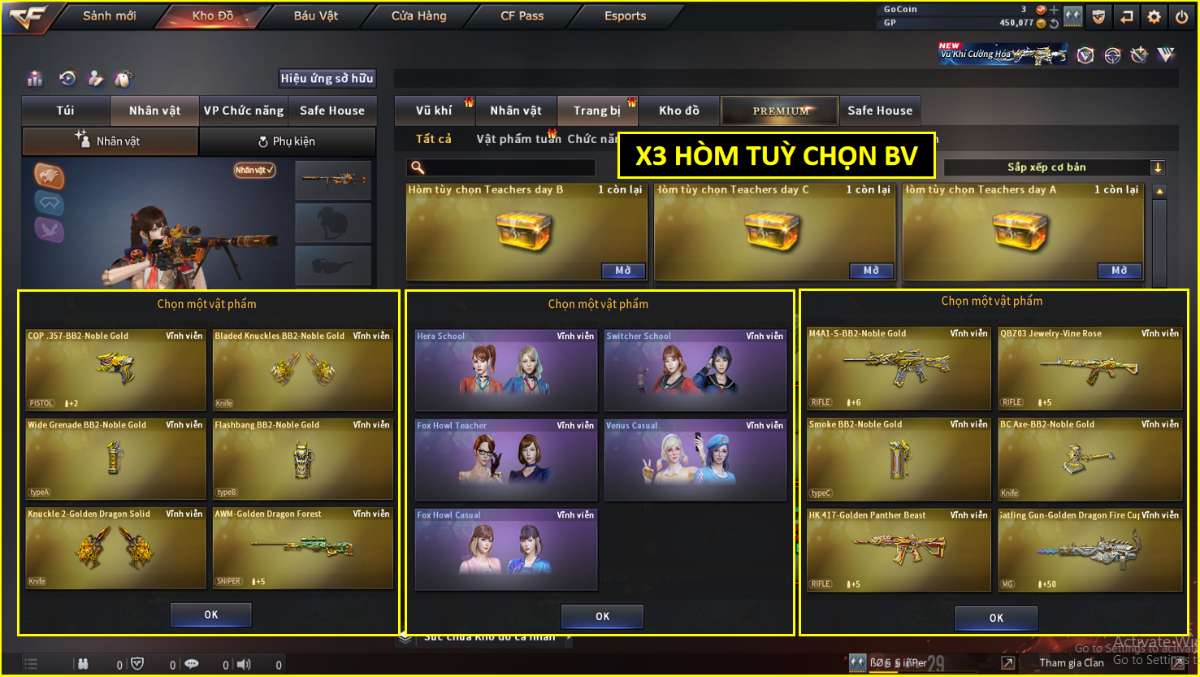 shop acc cf uy tin gia re