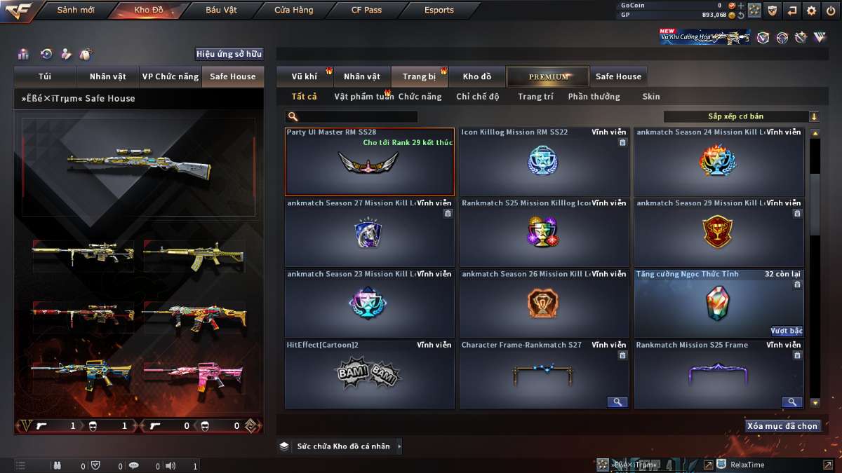 shop acc cf uy tin gia re