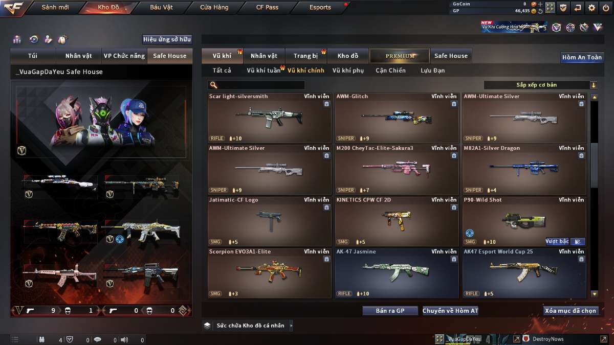 shop acc cf uy tin gia re