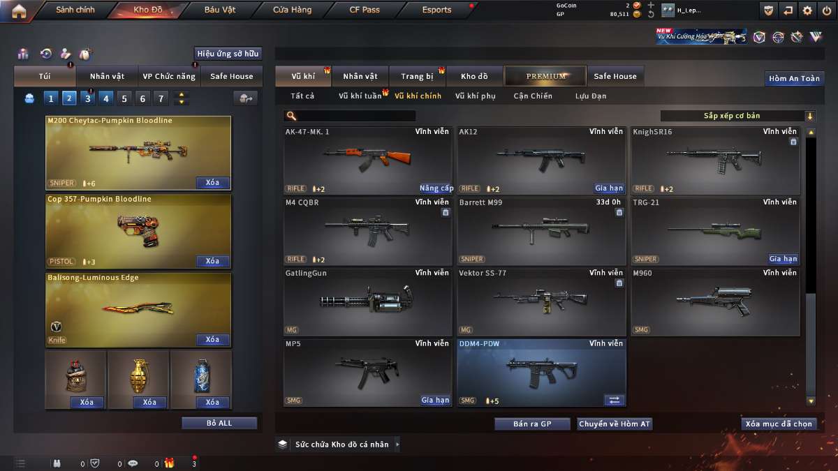 shop acc cf uy tin gia re