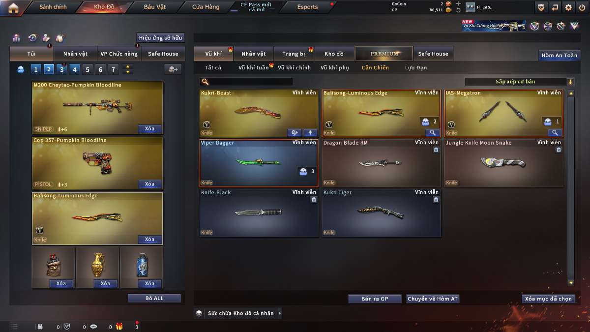 shop acc cf uy tin gia re