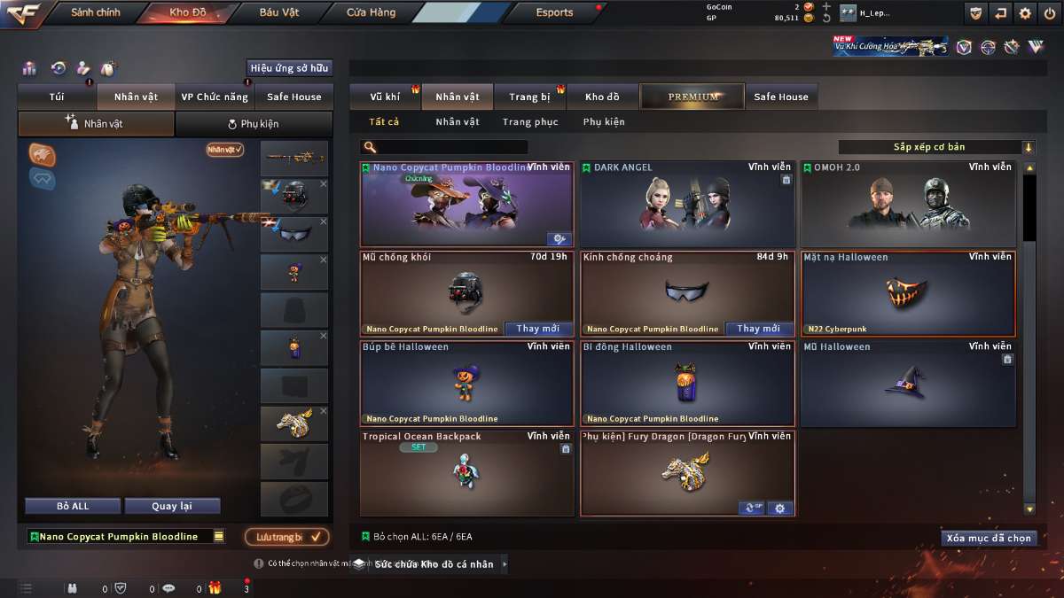 shop acc cf uy tin gia re