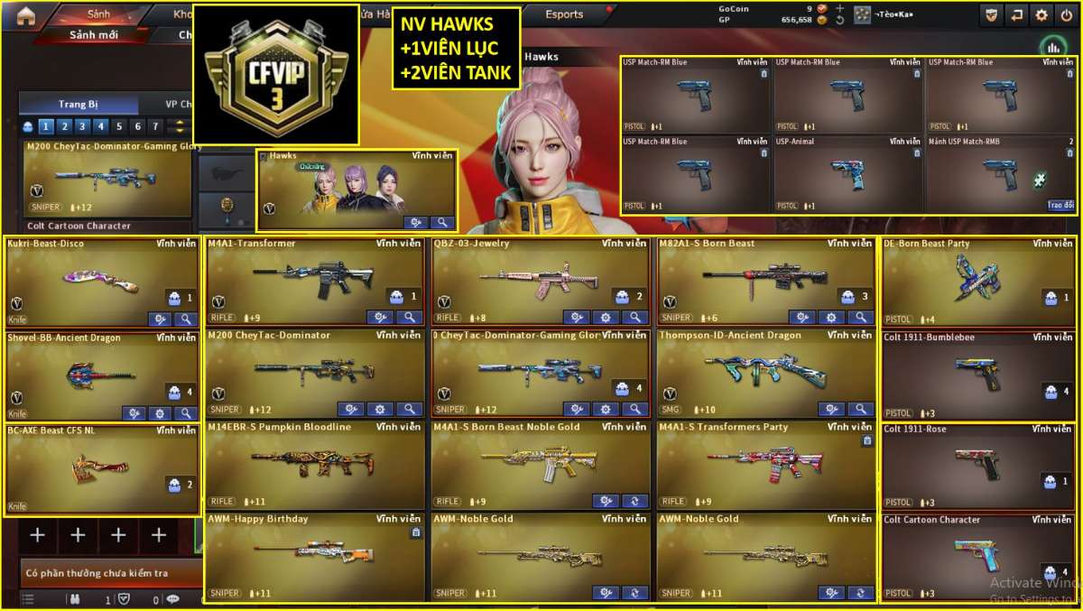 shop acc cf uy tin gia re