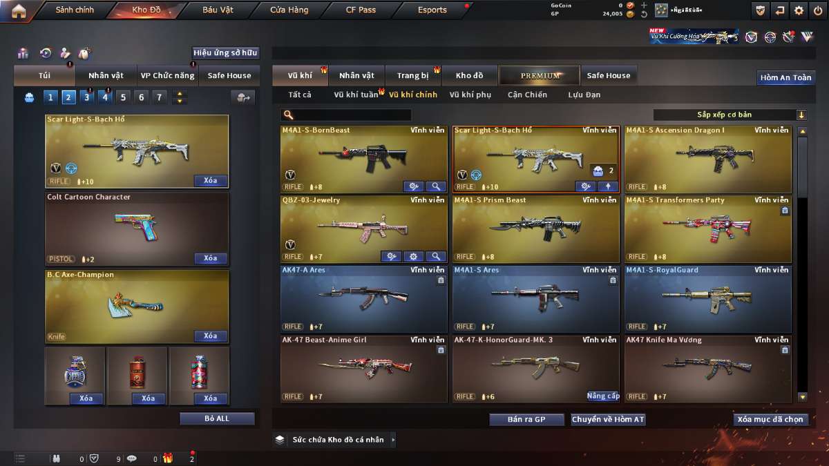 shop acc cf uy tin gia re