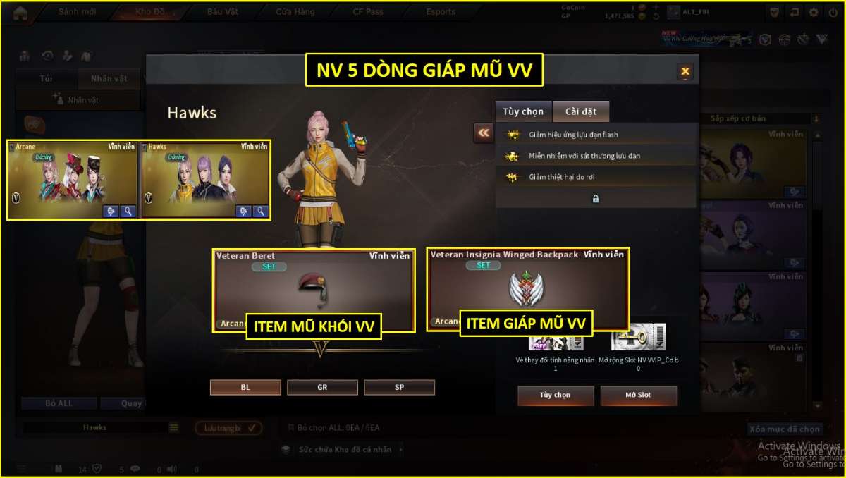 shop acc cf uy tin gia re